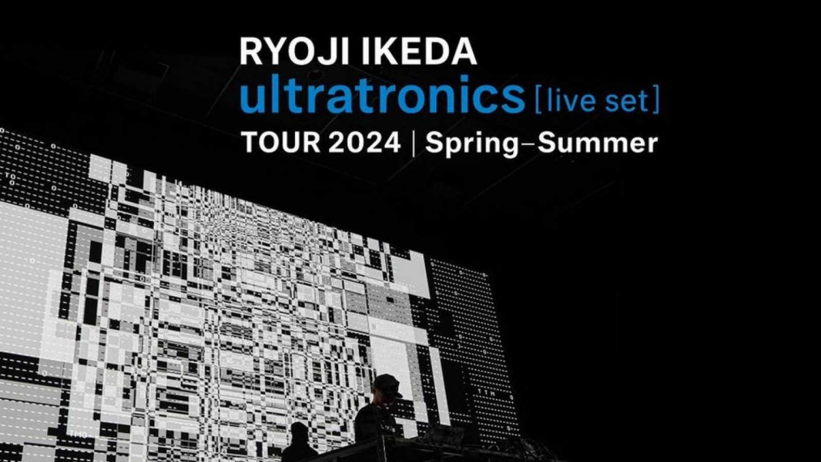 Taiteilija Ryoji Ikeda Tavastialla – ultratronics [live set] 25.2.2024 © Ryoji Ikeda. All rights reserved.