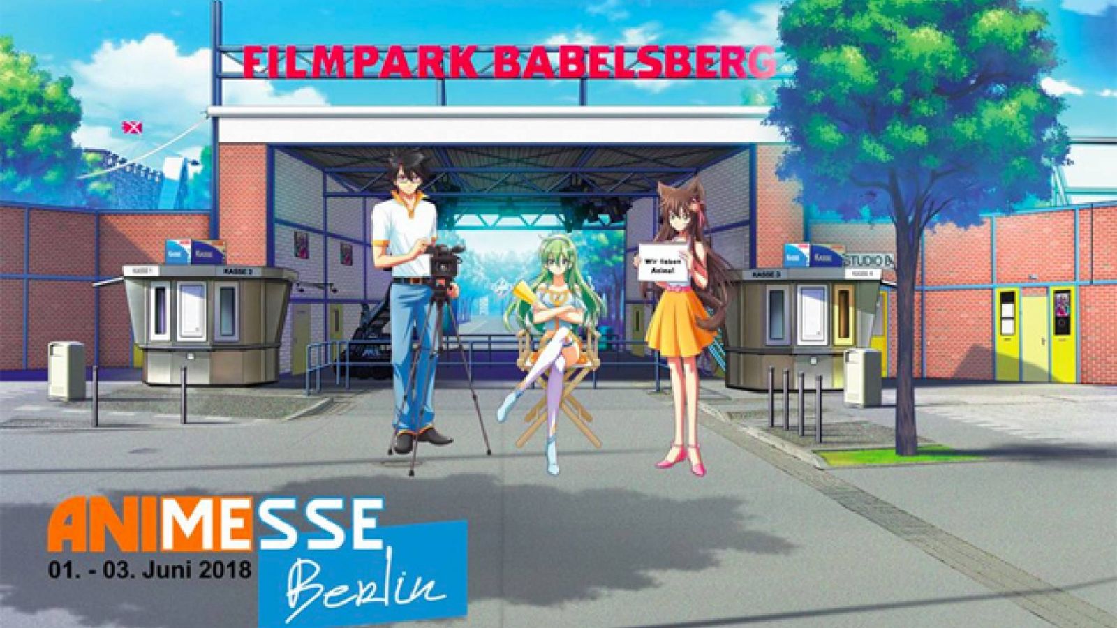 Mio Yamazaki, Haruka und J☆Dee'Z auf der Anime Messe Berlin © Anime Messe Berlin